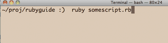 ruby command line